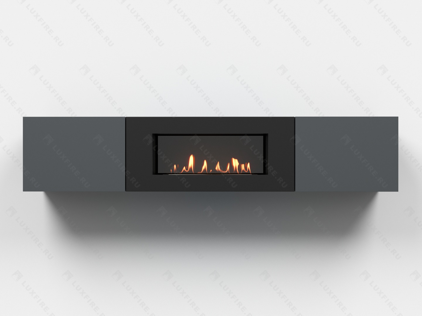 Тумба ТВ Lux Fire "Ладога" настенная 1800 матовая, графит с биокамином 900 Тумба ТВ Lux Fire "Ладога" настенная 1800 матовая, графит с биокамином 900 по цене 89 397 руб.