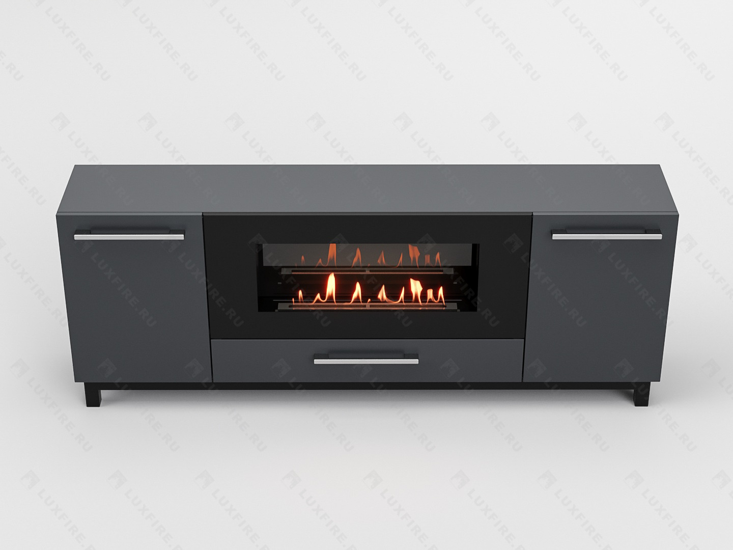Тумба ТВ Lux Fire "Амур" напольная 1700 матовая, графит с биокамином 900 Тумба ТВ Lux Fire "Амур" напольная 1700 матовая, графит с биокамином 900 по цене 96 124 руб.