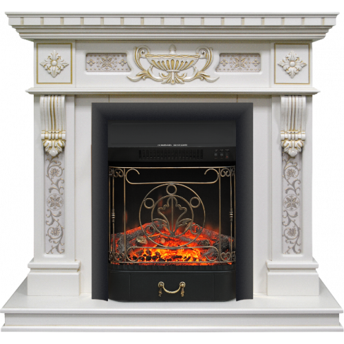 Corsica STD (белый дуб с золотом)+Majestic Black Corsica STD (белый дуб с золотом)+Majestic Black