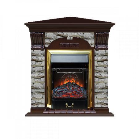 Арочный Алтай угловой (дуб)+Majestic Brass