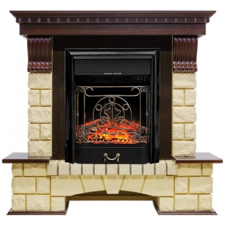 Pierre Luxe шампань (темный дуб)+Majestic FX Black Pierre Luxe шампань (темный дуб)+Majestic FX Black