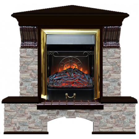 Бостон К Грот цветной угловой (венге)+Majestic Brass Бостон К Грот цветной угловой (венге)+Majestic Brass