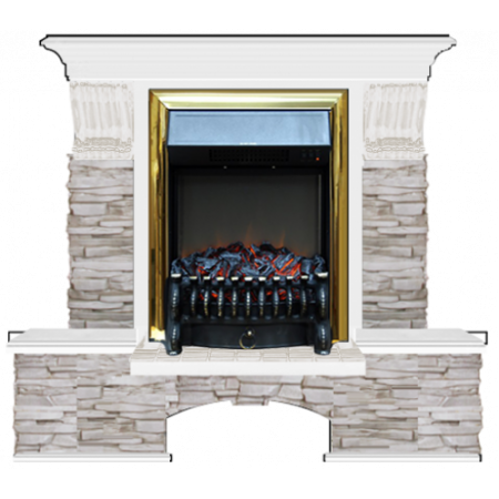 Бостон К Мисхор (белый)+Fobos Brass